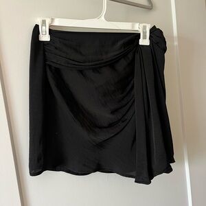 Naked Zebra black mini skirt size small!